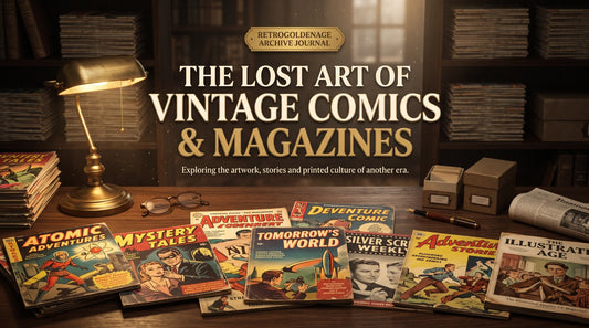 The Lost Art of Vintage Comics & Magazines