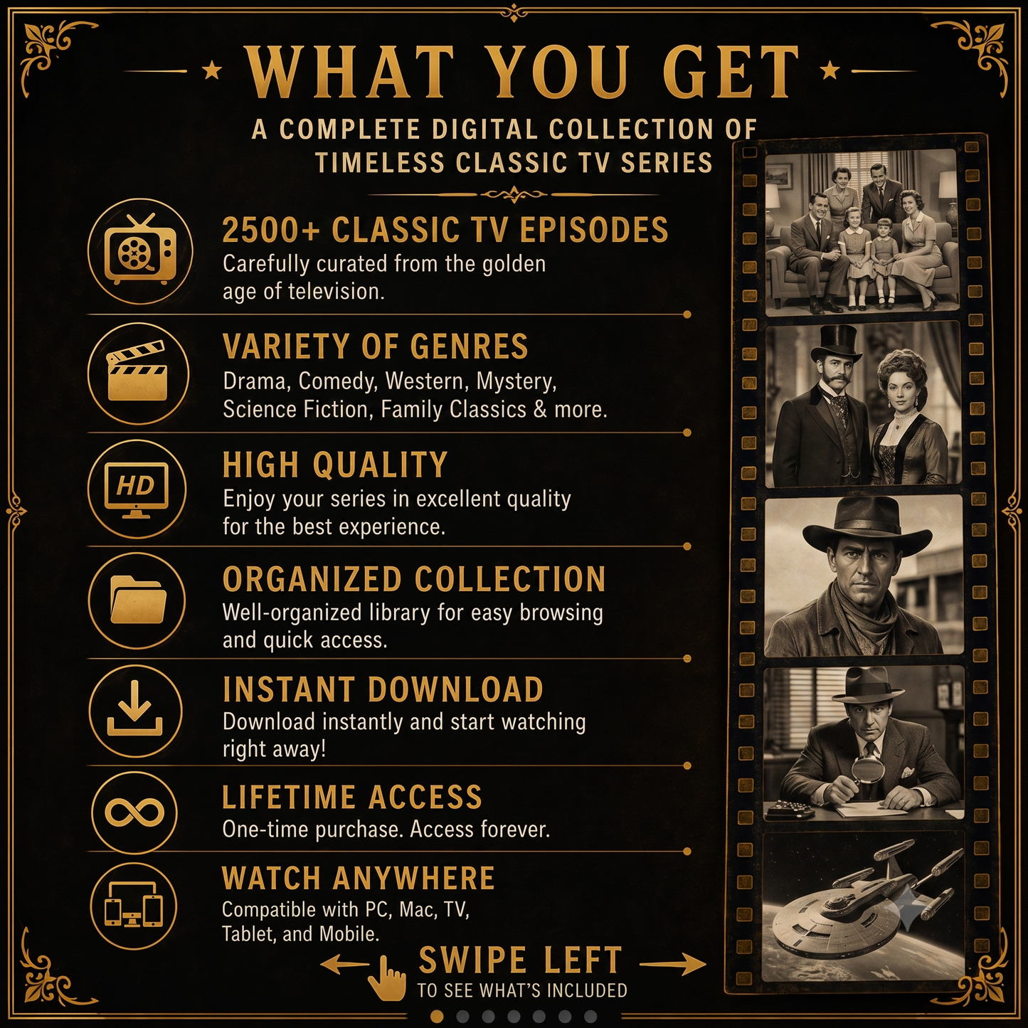 2,500+ Classic TV Shows Vault