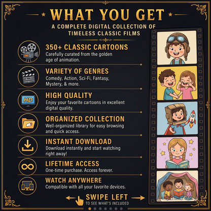 350+ Classic Cartoons Vault
