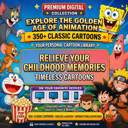 350+ Classic Cartoons Vault